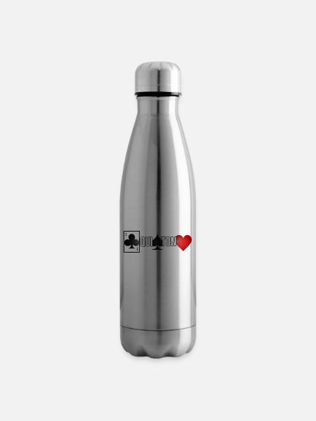 As De Trèfle qui pique - Bouteille isotherme - argent clair