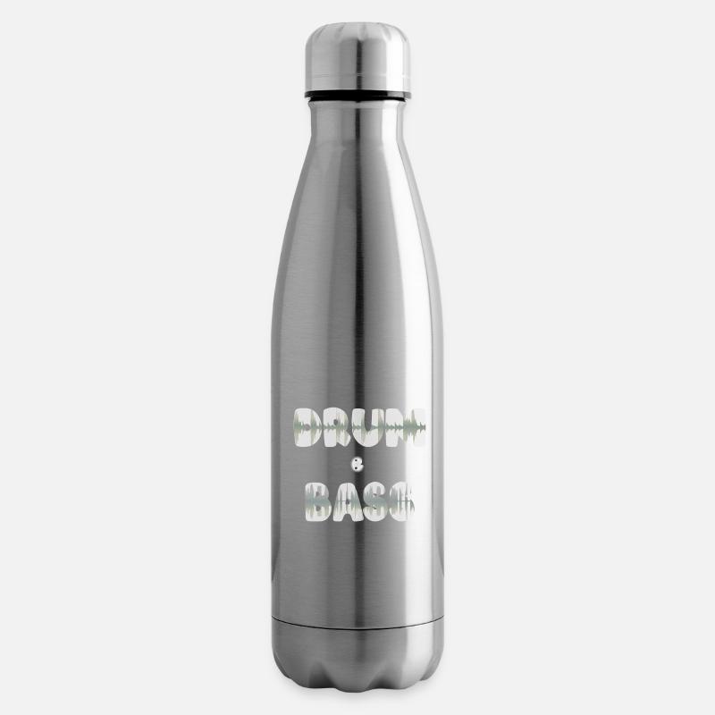 DNB-Wellenform - Isolierflasche - Lightsilver