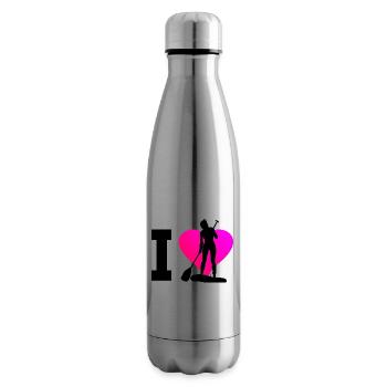 Stand up paddle pour hommes Stand up paddle pour femmes - Bouteille isotherme - argent clair - Droite