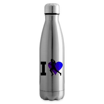 Jogging Cross Country Running Race Running - Insulated Water Bottle - silver - Right