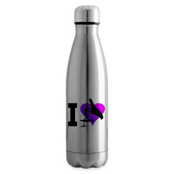 hydroptère foilwing hommes wingfoil wingsurfing - Bouteille isotherme - argent clair - Droite