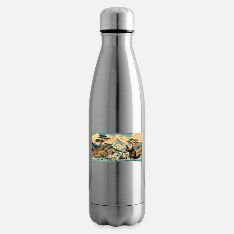 Das Paradies der Fischotter - Isolierflasche - Lightsilver