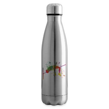 Hochspringer Wasserfarben Hochsprung - Isolierflasche - Lightsilver - Rechts