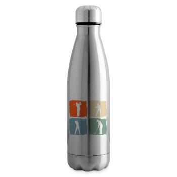 Golfers Golf - Insulated Water Bottle - silver - Right