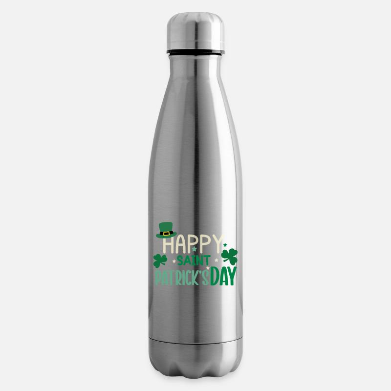 Happy St patrick's day - Isolierflasche - Lightsilver