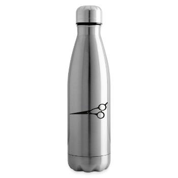 hairdresser barber barbier friseur coiffeur bart b - Isolierflasche - Lightsilver - Rechts