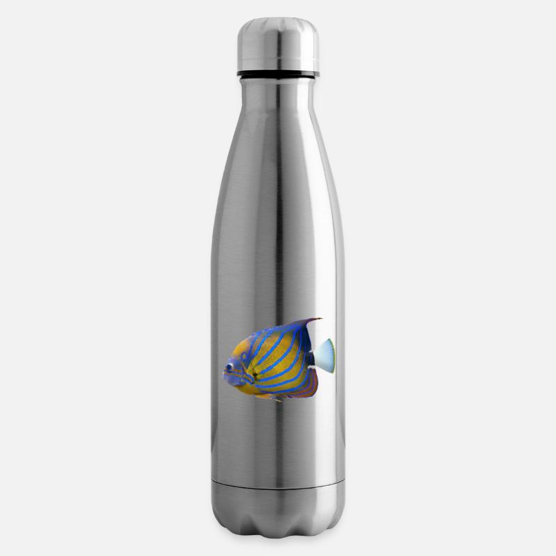 poisson tropical - Bouteille isotherme - argent clair