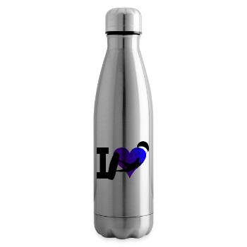 Kitesurf Women Kite Kitesurfer Men Kiting - Insulated Water Bottle - silver - Right