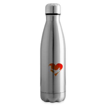 Women Kitesurfing Kitesurfer Kite Kite Men - Insulated Water Bottle - silver - Right