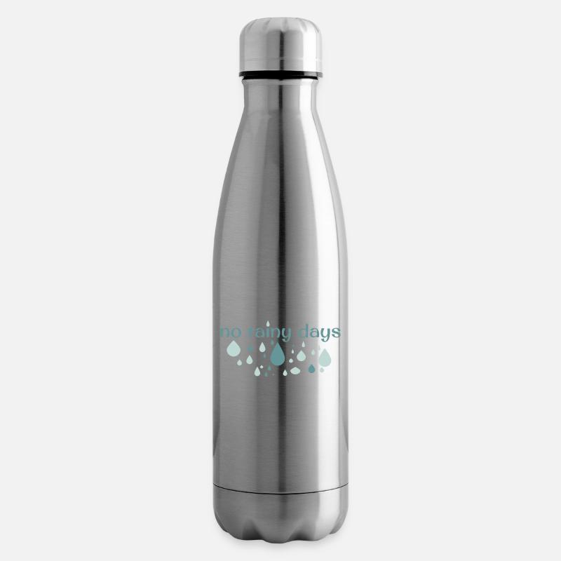 Pas de jours de pluie - Bouteille isotherme - argent clair