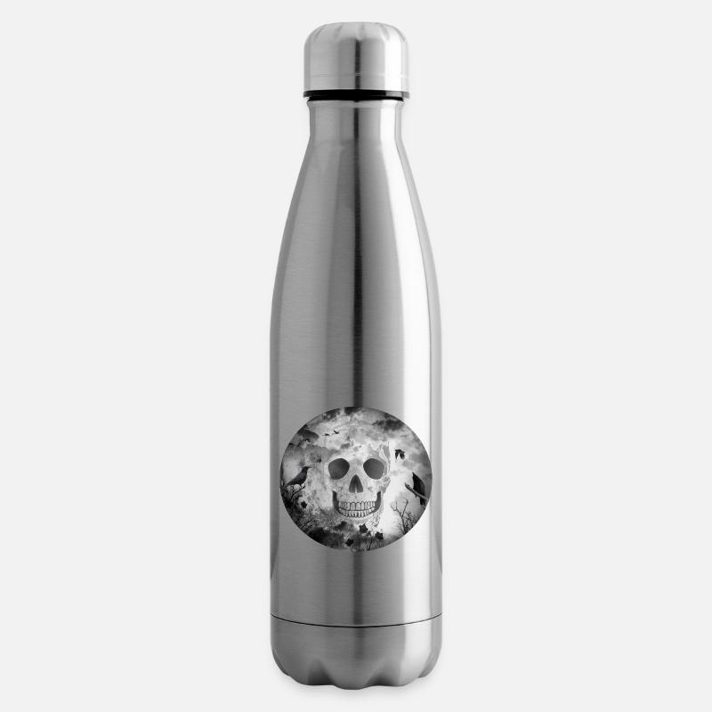 Gothic black dark GOTH - Isolierflasche - Lightsilver