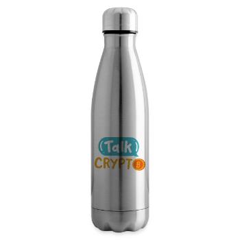 Sprich mit mir über Krypto - Isolierflasche - Lightsilver - Rechts