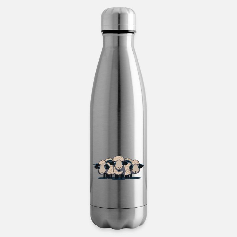 Schaf I Schafe I Witz I Witze I coole Sprüche - Isolierflasche - Lightsilver