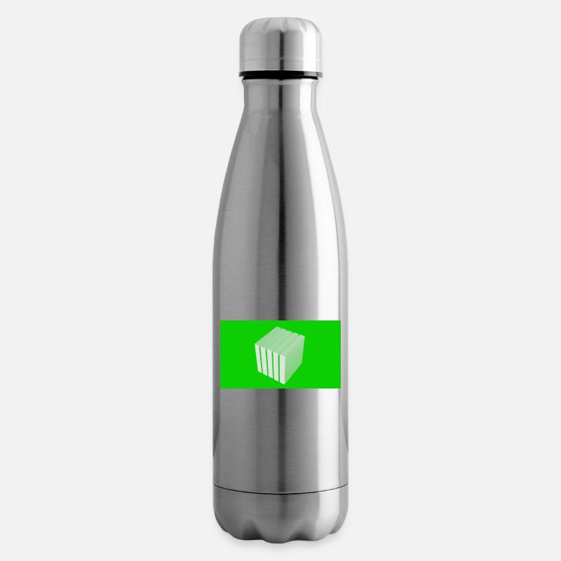 Würfel - Isolierflasche - Lightsilver