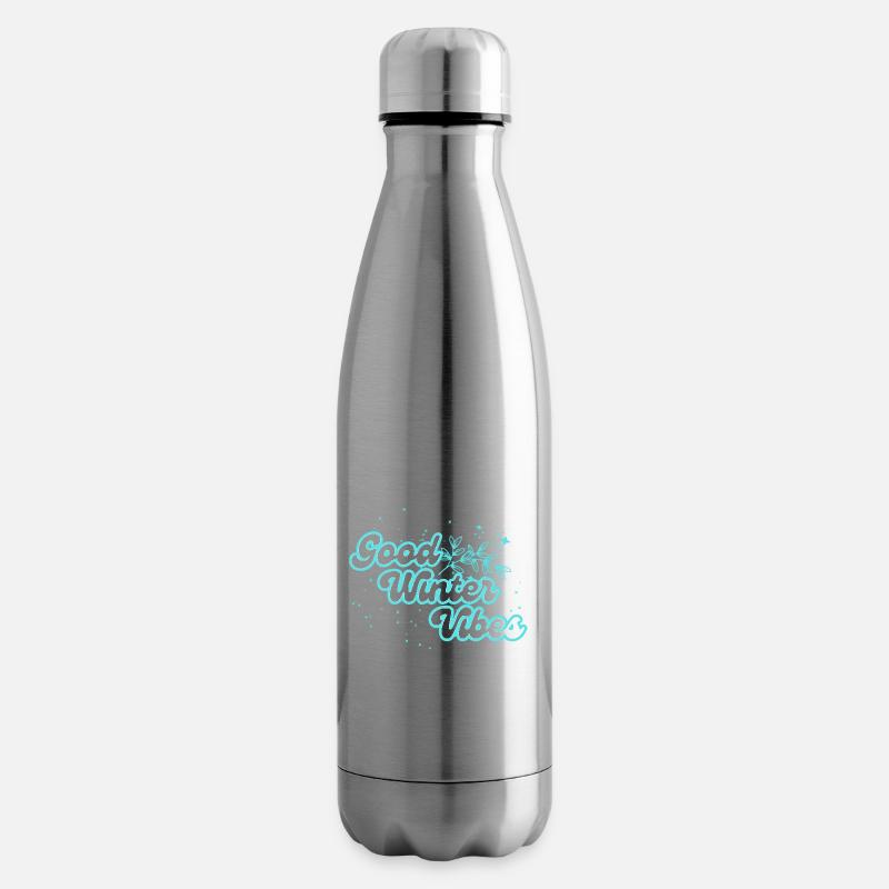 Winter Vibes - Isolierflasche - Lightsilver