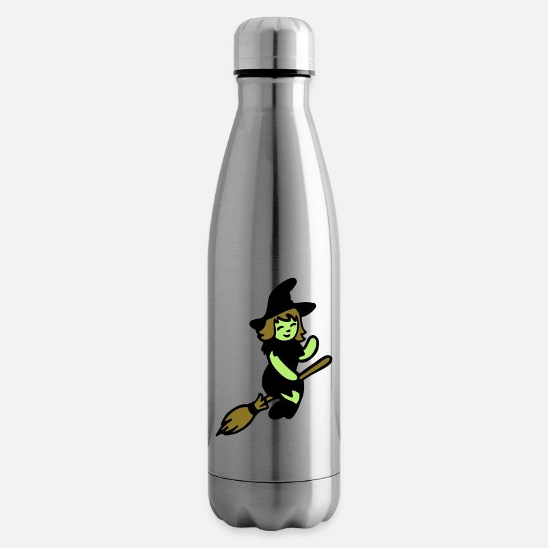 Chibi sorcière - Bouteille isotherme - argent clair