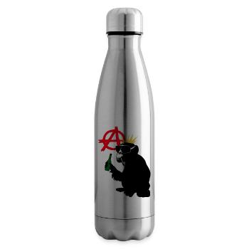 punk rock - Bouteille isotherme - argent clair - Droite