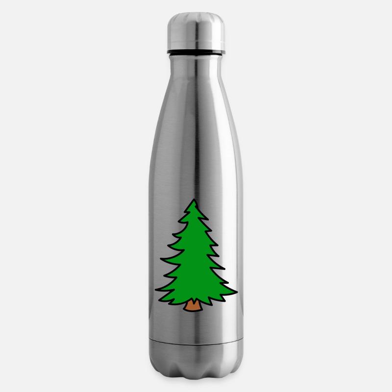fir Tanne - Isolierflasche - Lightsilver