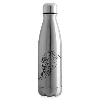 Löwen Familie Mutter - Isolierflasche - Lightsilver - Rechts
