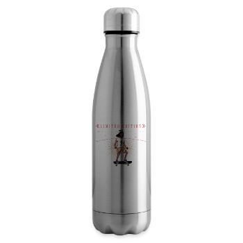 né 1966 Vintage millésime 1966 Jesus Design - Bouteille isotherme - argent clair - Droite
