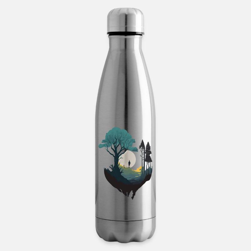 SURREAL - Insulated Water Bottle - silver