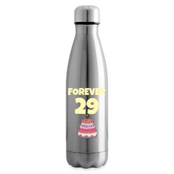 pour toujours 29 - Bouteille isotherme - argent clair - Droite