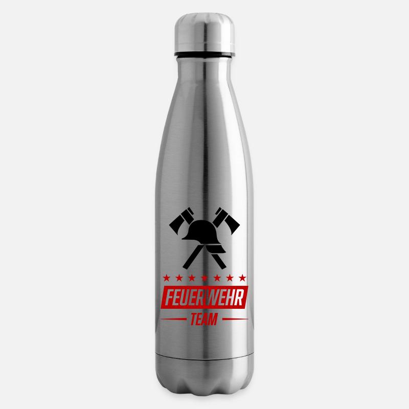 feuerwehr team - Isolierflasche - Lightsilver