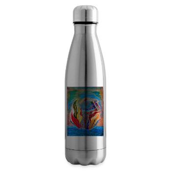 Colorful Maritime Dream - Insulated Water Bottle - silver - Right