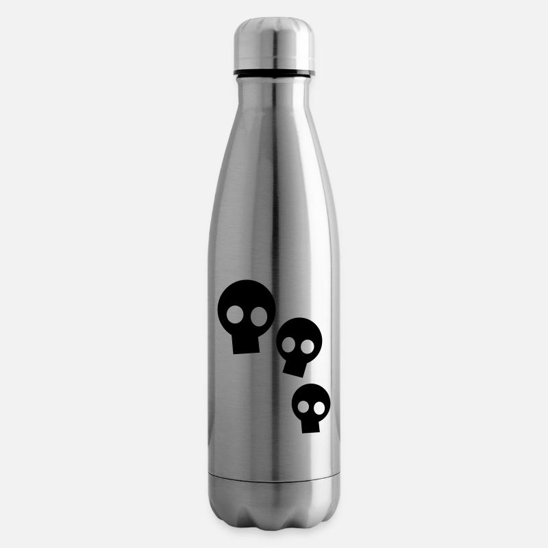 Three Skulls - Isolierflasche - Lightsilver