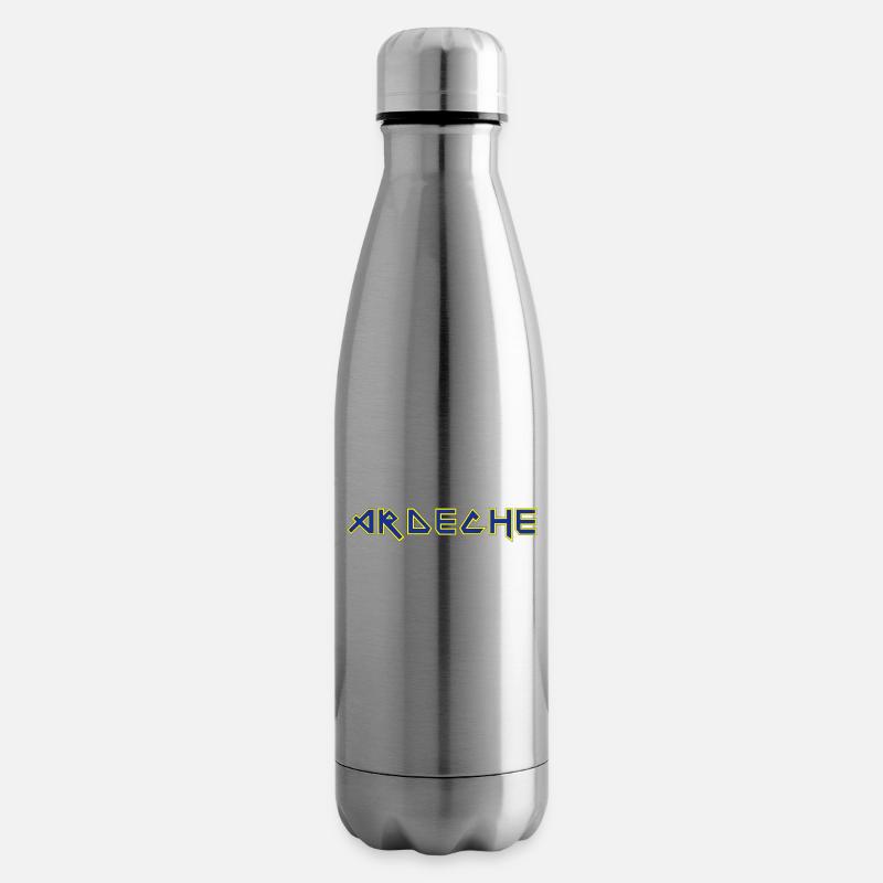 ardèche 3 couleurs - Bouteille isotherme - argent clair