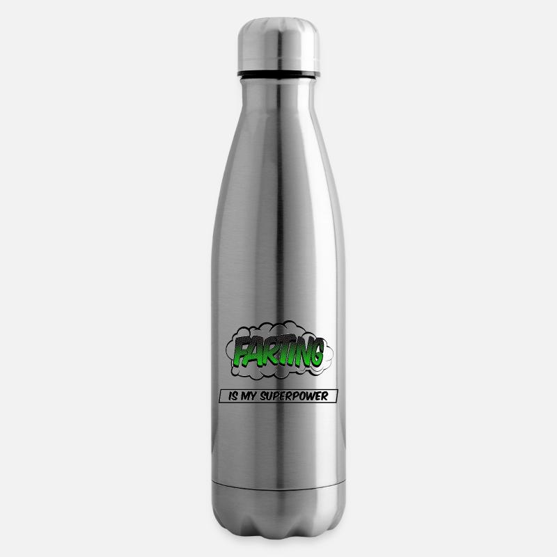 fartingis my super power - Isolierflasche - Lightsilver