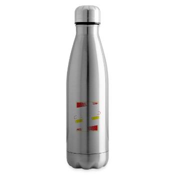Cadeau nageur La natation est la clé du bonheur Plaisir - Bouteille isotherme - argent clair - Droite