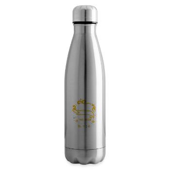 Christianity Trust in the Bible With All Your - Insulated Water Bottle - silver - Right