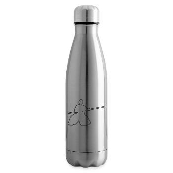 Aikido Kampfsport Aikidoka Damen Herren Martial Ar - Isolierflasche - Lightsilver - Rechts