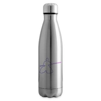 Kampfsport Herren Damen Aikido Aikidoka Martial Ar - Isolierflasche - Lightsilver - Rechts