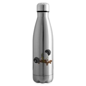 Zerquetschte Eier heben Workout - Isolierflasche - Lightsilver - Rechts