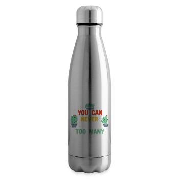 Man kann nie zu viele Sukkulenten haben - Isolierflasche - Lightsilver - Rechts