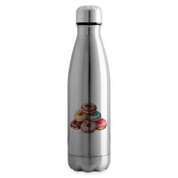 Beignets Berg | Mont Donut - Bouteille isotherme - argent clair - Droite