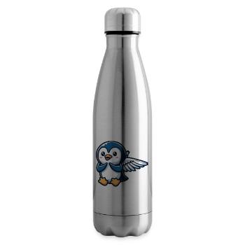 Himmlischer Pinguin Flügel - Isolierflasche - Lightsilver - Rechts