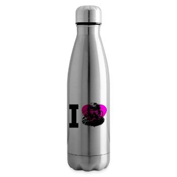 Diver Taucher Scuba Tauchen Diving Free Dive - Insulated Water Bottle - silver - Right