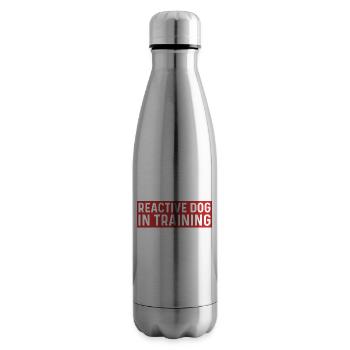 Reaktiver Hund in Ausbildung Bitte geben Sie uns R - Isolierflasche - Lightsilver - Rechts