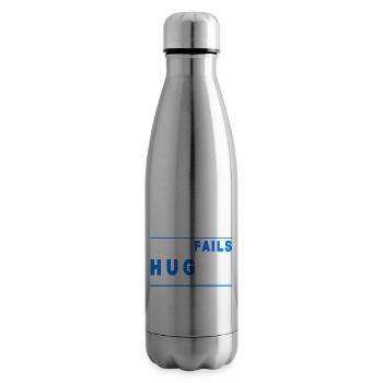 Hug The Belgian Malinois - Insulated Water Bottle - silver - Right