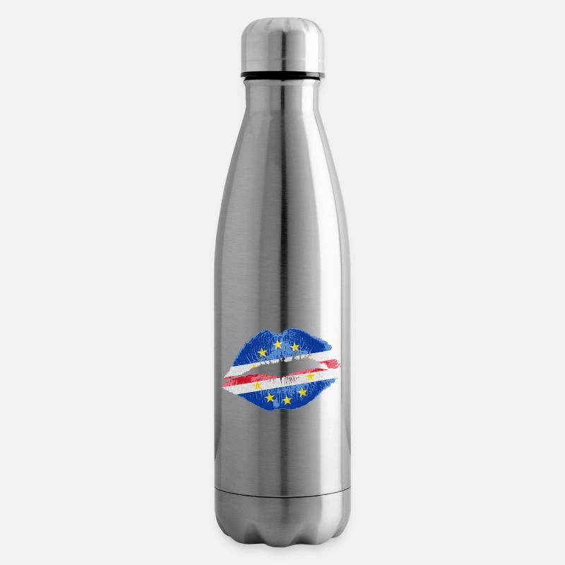 Kiss (Cap-Vert / Cap Vert) - Bouteille isotherme - argent clair