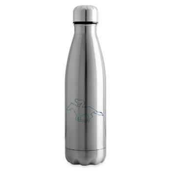 Jagdreiten Dressour Reiter Springreiten - Isolierflasche - Lightsilver - Rechts
