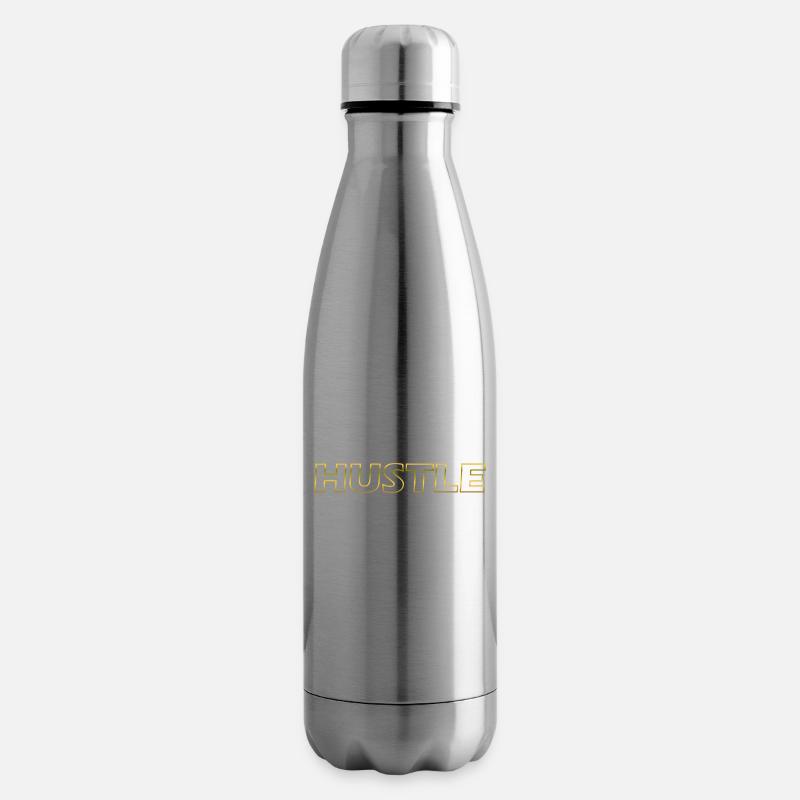 Frontière agitée - Bouteille isotherme - argent clair