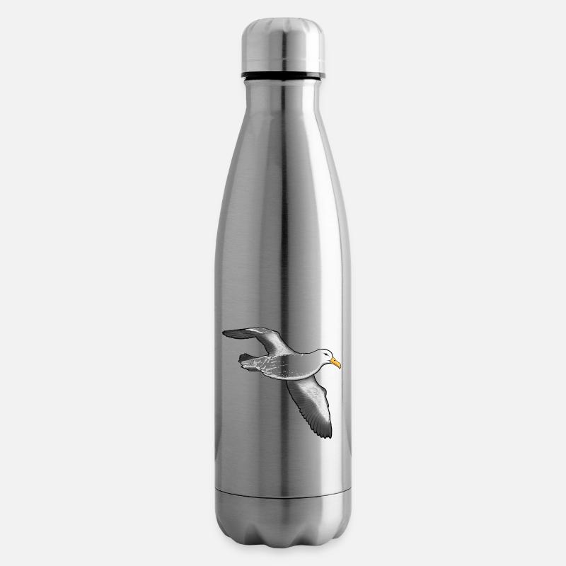 Albatros volant - Bouteille isotherme - argent clair