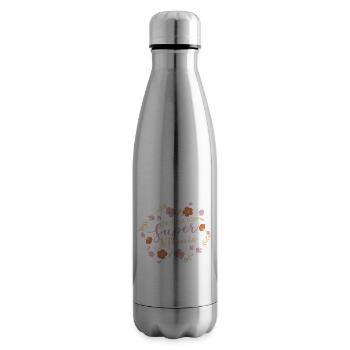 Je Suis Une Mamie - Bouteille isotherme - argent clair - Droite