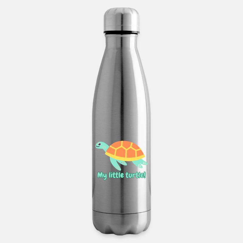 My little turtle! - Isolierflasche - Lightsilver