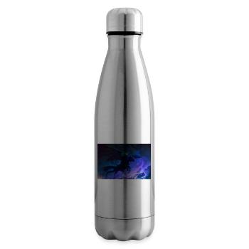 Night Rider- Black Pegasus - Insulated Water Bottle - silver - Right