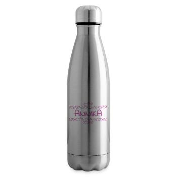 First name Annika - Insulated Water Bottle - silver - Right